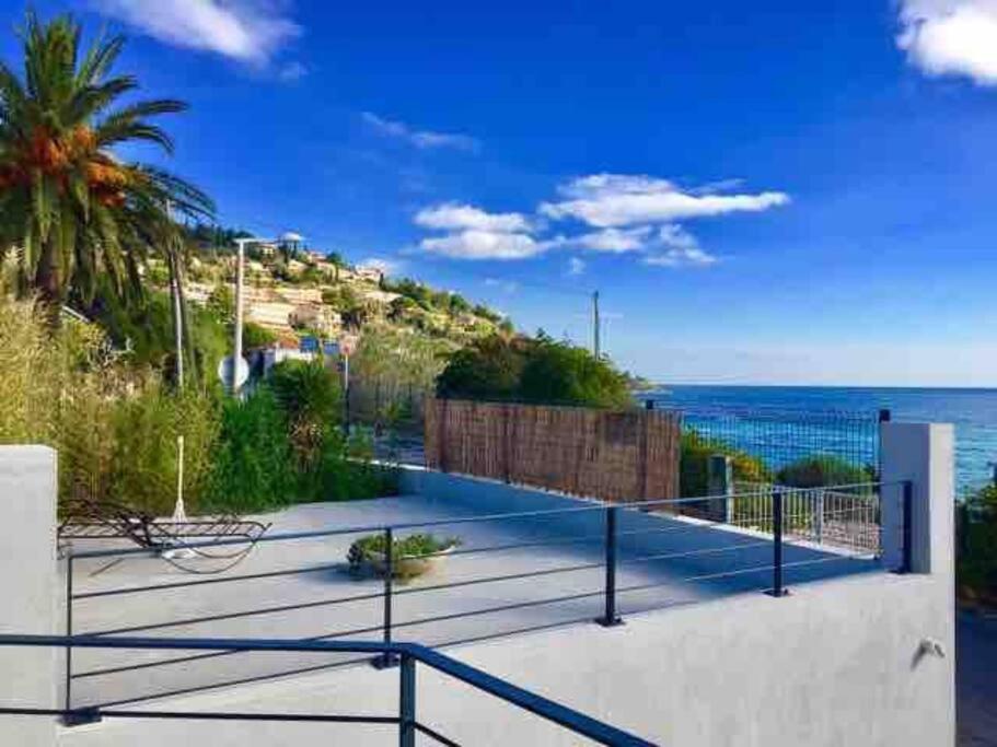 Duplex Vue Mer Plage De Saint-Clair Le Lavandou Exteriér fotografie
